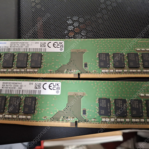삼성 램 8gb 3200 ddr4 2개 팝니다