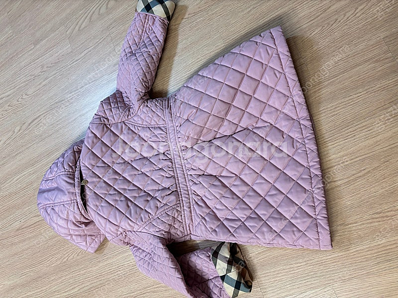 닥스 여아 키즈 걸즈 퀼팅 핑크 원피스형누빔 후드 점퍼 120 7y깔깔이--9