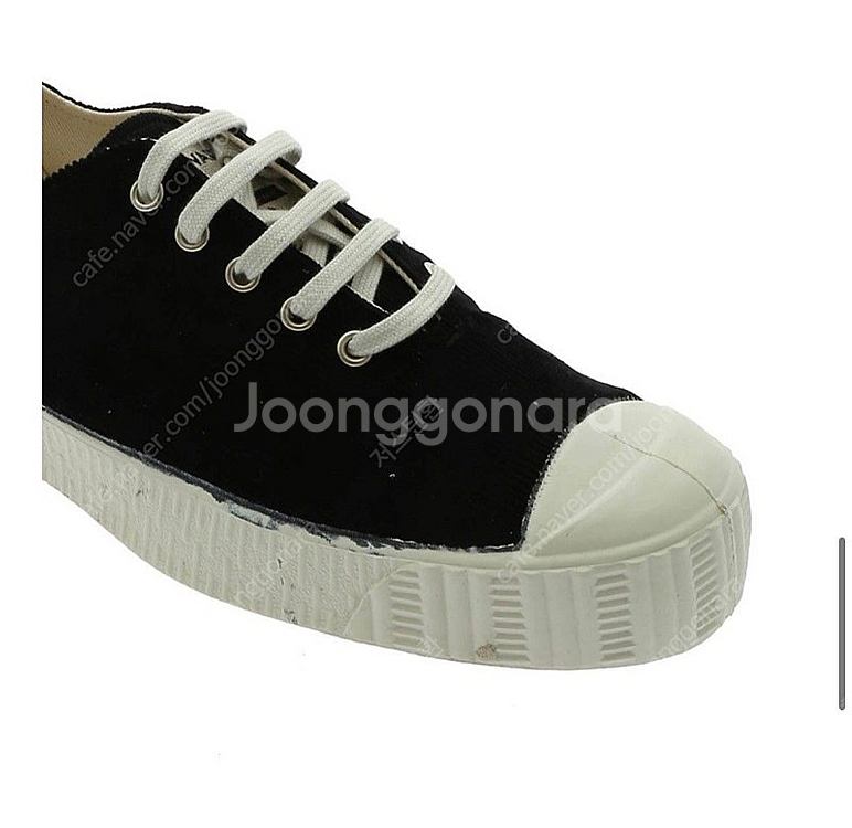 정품_꼼데가르송 스팔와트 코트 슈즈 블랙--4