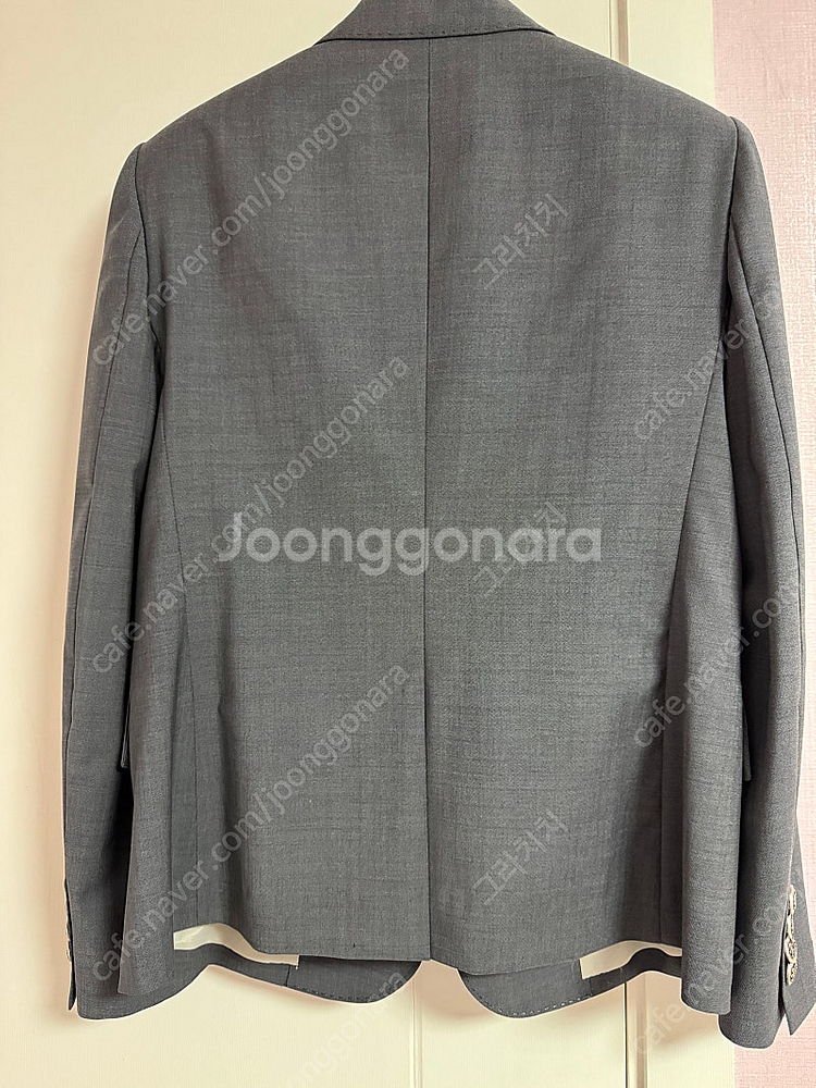 한섬 타임 엠블럼 패치 자켓 55--1