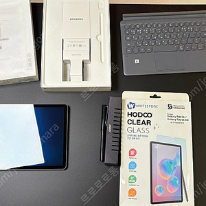 갤럭시탭 s6 wifi 256g A급 풀박스, 정품 키보드케이스, 라미 전용펜, 보호유리 새거 (SM-T860)