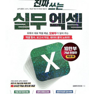 진짜쓰는 실무엑셀 (오빠두엑셀) 책 팝니다