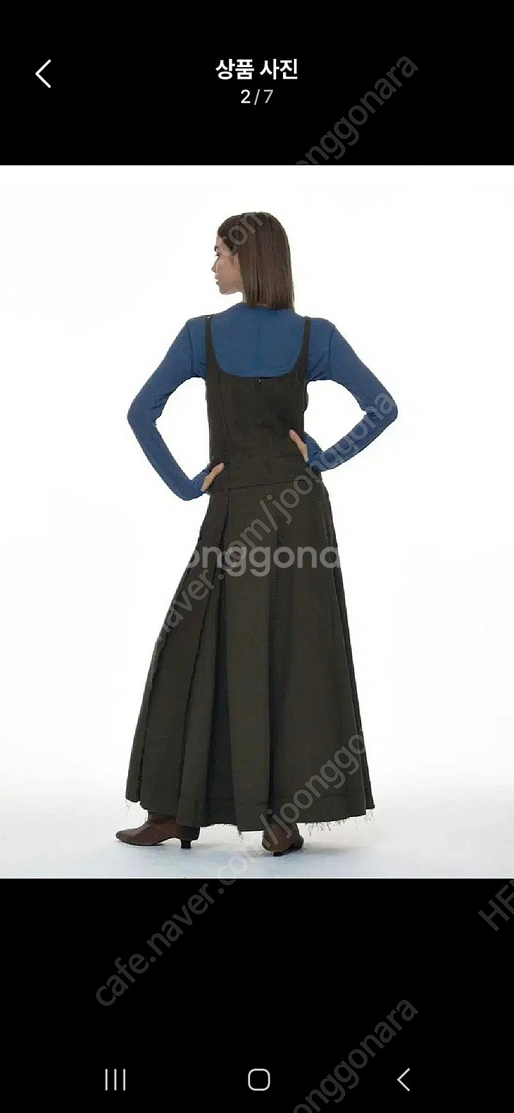 파르티멘토 우먼 원피스 카키s 택포5--1