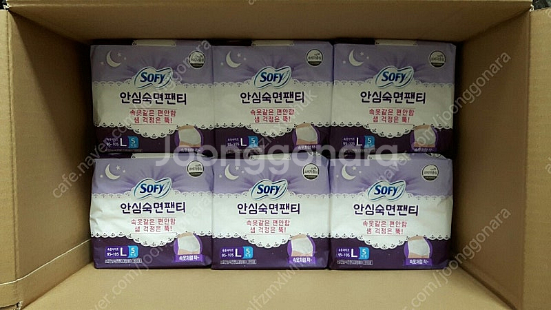 쏘피 안심숙면팬티 L 입오버 5매×12팩--0