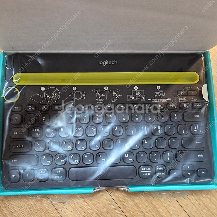 로지텍 무선 키보드 새제품 정품 k480--2