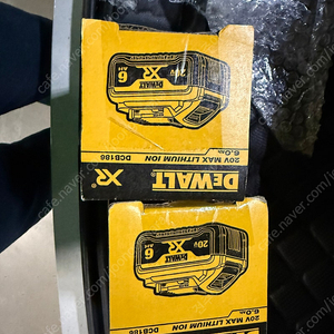 (미개봉)DeWALT 디월트 20v 6ah 밧데리 6암페아 DCB186 팜