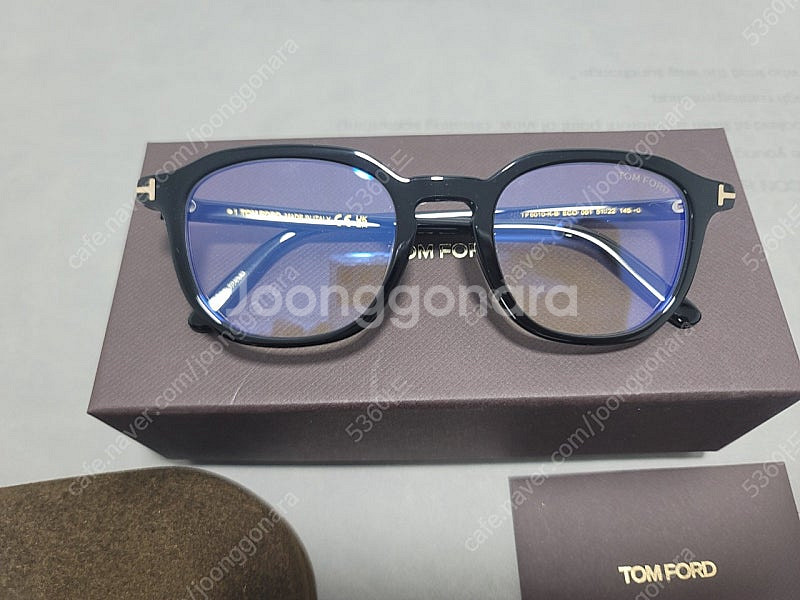 톰포드 뿔테 안경 새상품 TF 6010--1