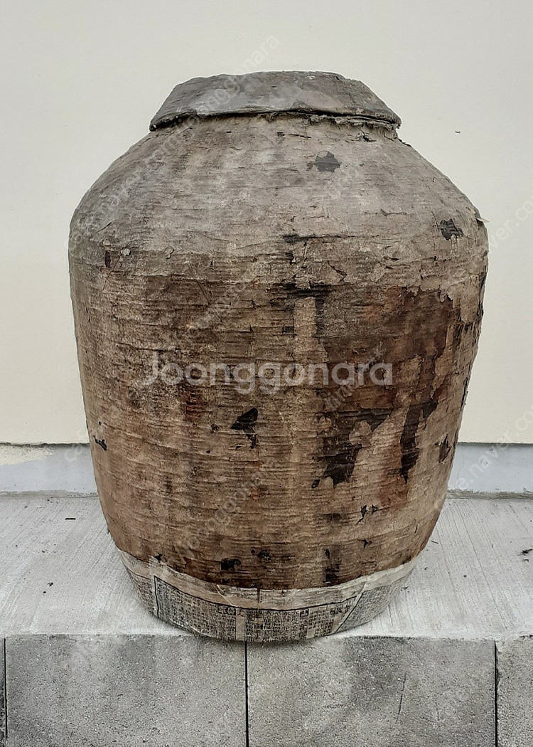 골동 종이항아리 대형--0