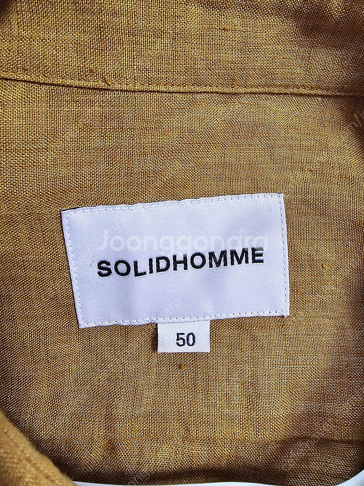 솔리드옴므 린넨셔츠 50--2