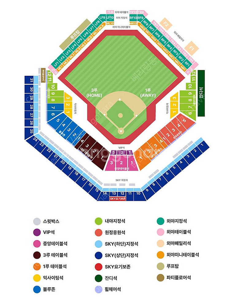5월23일 삼성vs기아 3루 중앙 sky 외야--0