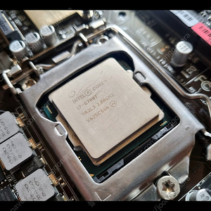 NAS용 M-ITX 메인보드 세트 판매 (Q170T + i7-6700T + 32GB + 어댑터 등)
