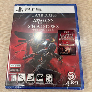 PS5 어쌔신 크리드 섀도우스 미개봉
