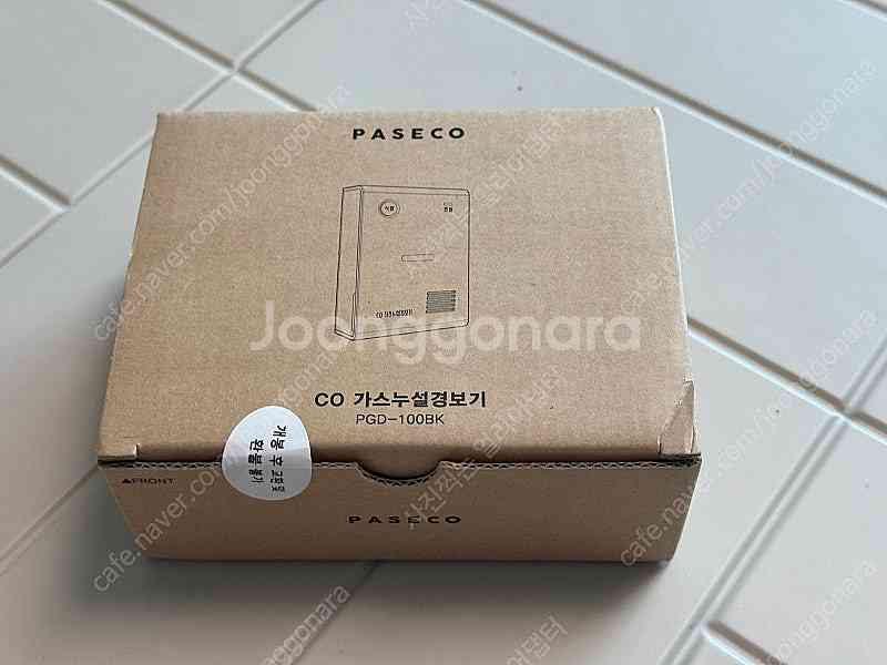 파세코 29G 블랙 + CO 가스누설경보기 판매 합니다--5
