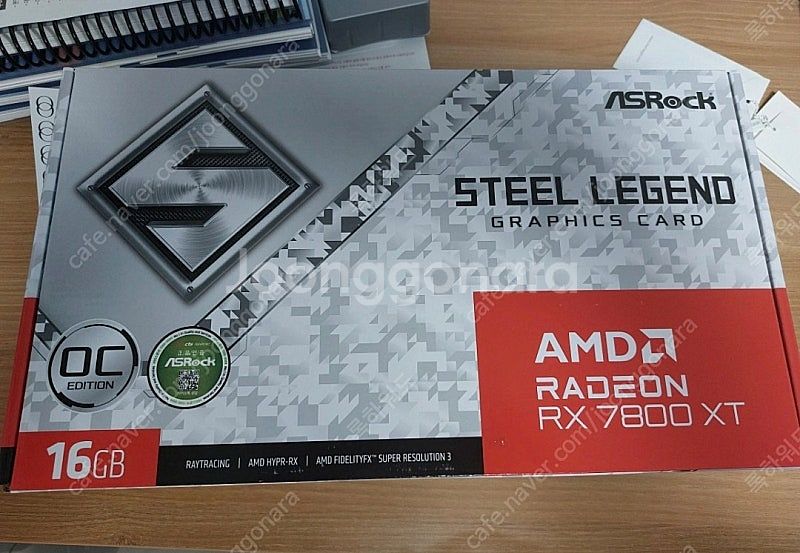애즈락 asrock 라데온 7800xt 스틸레전드 화이...--0