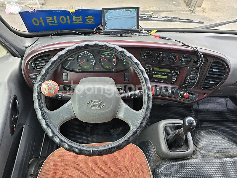 12년식 현대 e카운티 숏바디 25인승 차량 스틱(캠핑...--9