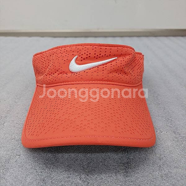상태좋은 나이키골프 정품 썬캡 오렌지 56cm--1