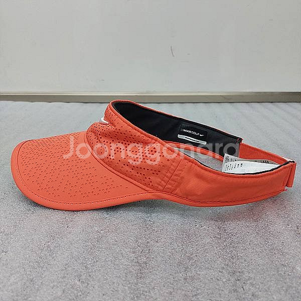 상태좋은 나이키골프 정품 썬캡 오렌지 56cm--2