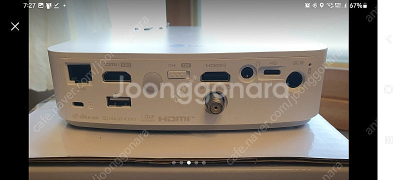 휴대용,캠핑용 프로젝터 LG 시네빔 PF50KA / 충...--2