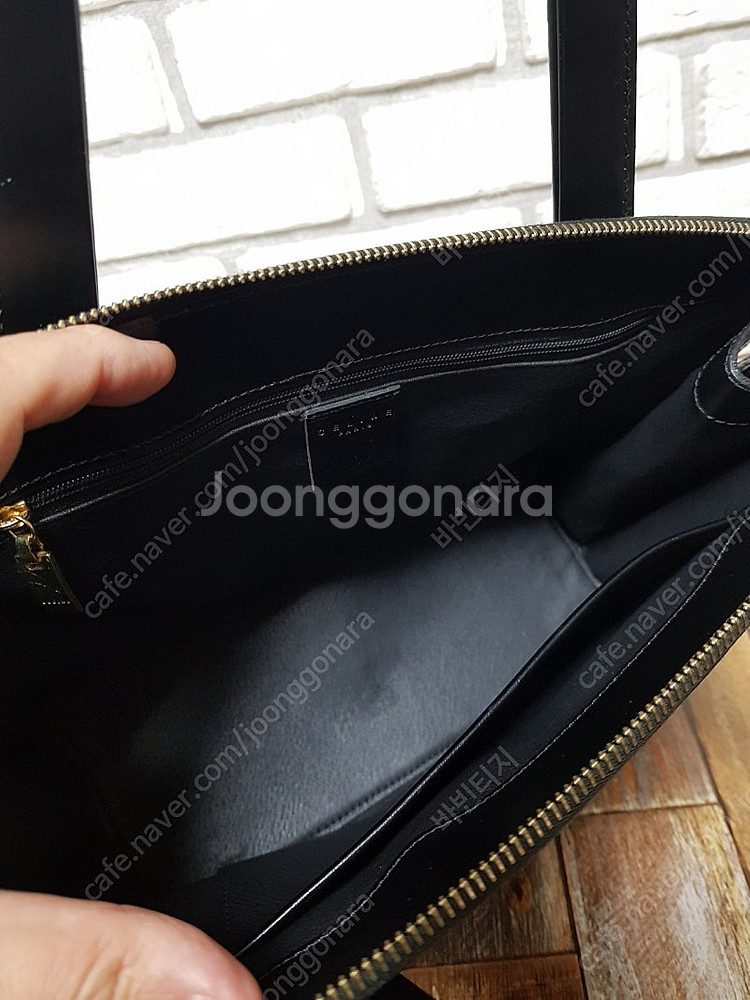 [정품] 셀린느 블랙 마카담 토트백--8