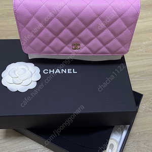 chanel 샤넬 핑크 woc 크로스백