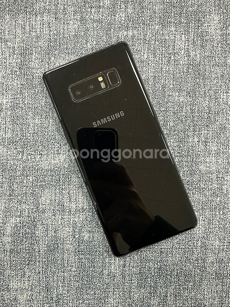 갤럭시노트8 64G 블랙 파손X 하단 미세 점 상태좋은...--1