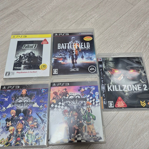 플스3 ps3 일판 일괄 팝니다 킹덤하츠, 폴아웃3, 킬존2, 배틀필드3