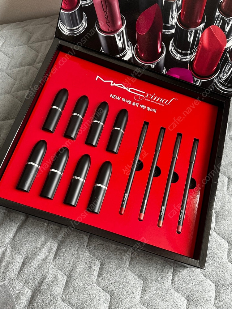 [화장품대정리](새상품)맥스튜디오 롱웨어쿠션, 랑콤뗑이돌30ml, 맥 슬릭새틴립스틱,립펜슬, 아르마니 글로우파운데이... 이미지