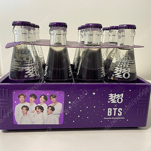 칠성사이다xBTS 콜라보 에디션 빈티지 레드로 병 사이다