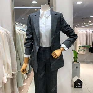 (새상품) 라인(LINE) 여름 정장 셋업 (자켓+바지)