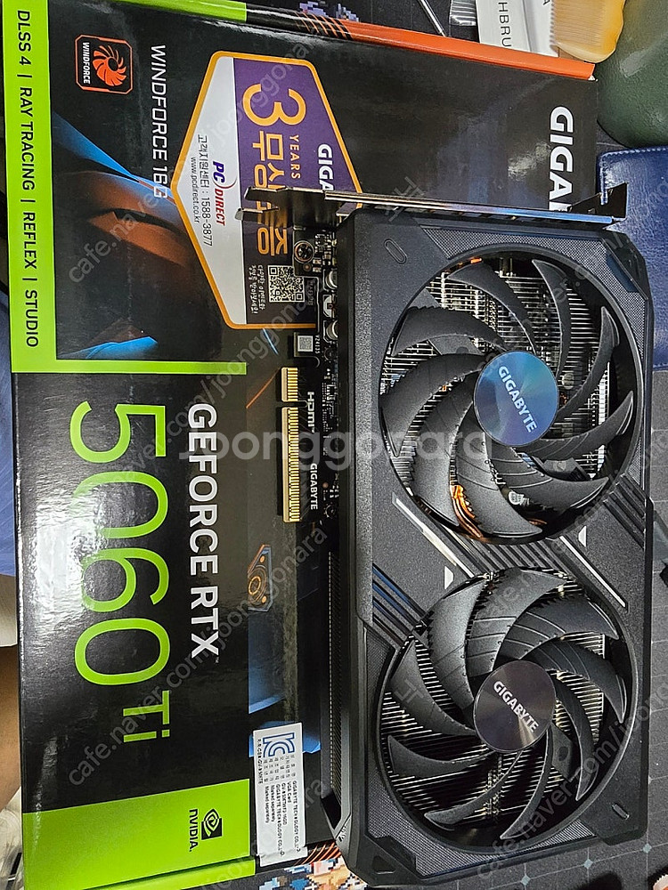 기가바이트 rtx 5060ti 16g 모델 팝니다.--0