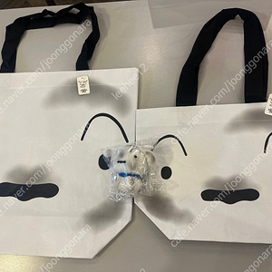 짱구는 못말려 탄광마을의 흰둥이 키링 리유저블백 3종 미개봉 미사용 새상품