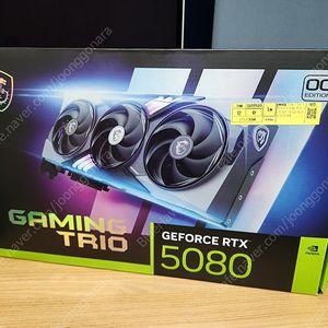 MSI 지포스 RTX 5080 게이밍 트리오 OC D7 16GB 트라이프로져 판매