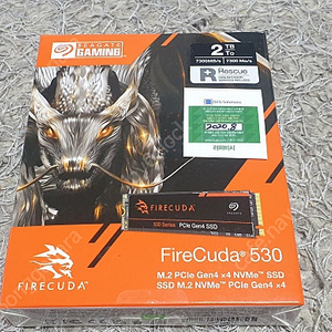 (미개봉)파이어쿠다 530 NVME 2TB + 정발 솔리다임 P44 Pro 2TB (2시간 사용)