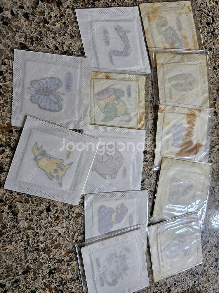 포켓몬스터 띠부띠부씰 99년 샤니빵 포켓몬빵 원조 미개...--0