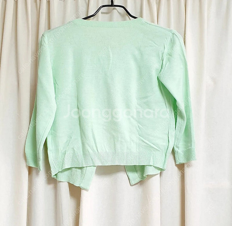 (미착용 새제품) 밀크코코아 리본 가디건 mint--1
