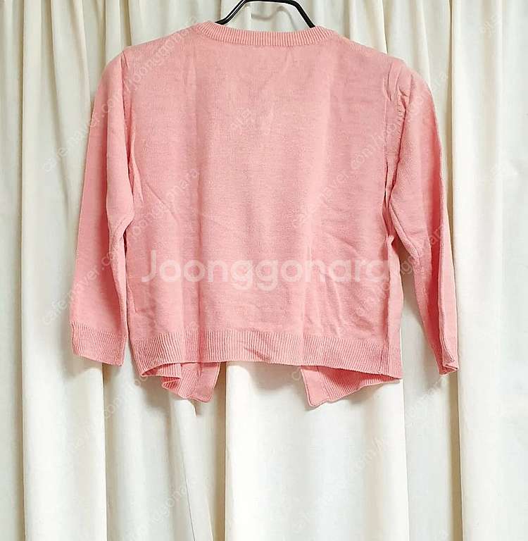 (미착용 새제품) 밀크코코아 리본 가디건 pink--1