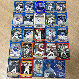 배송비 포함) KBO 삼성라이온즈 포토카드 포카 일괄