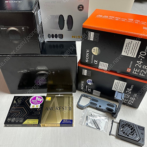 소니 2470GM2, 1224GM, A7M4, A7C2 각종 필터 및 로우프로 백팩 판매합니다.