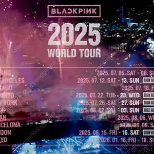 블랙핑크 콘서트 티켓양도 ! BLACK PINK 7월5일6일