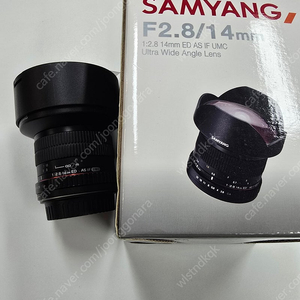 삼양 14mm 2.8 수동 캐논 ef 마운트