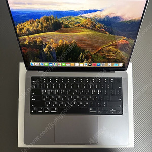 2024 M3 14인치 맥북 프로 풀박스 (M3 16G 512G)