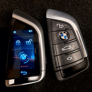 BMW 1시리즈, 3시리즈, 4시리즈, 5시리즈, 6시리즈, 7시리즈, X1, X3, X5, X7 구형 차량키를 G바디 신형 LCD 디스플레이키로 컨버전 완료