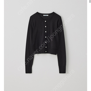 타낫 Essence round cardigan (black)