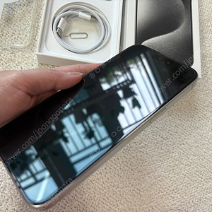Apple 정품 아이폰 15 Pro Max 자급제, 화이트티타늄, 512GB 배터리효율 98% S급 풀박스 구성