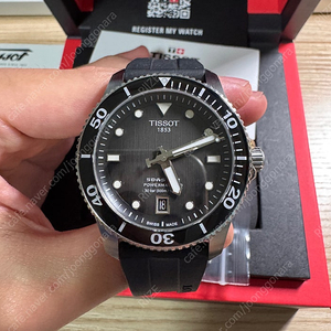 24년식) 티쏘 씨스타 1000 파워매틱 40mm 검판