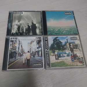 오아시스 cd 앨범 4장