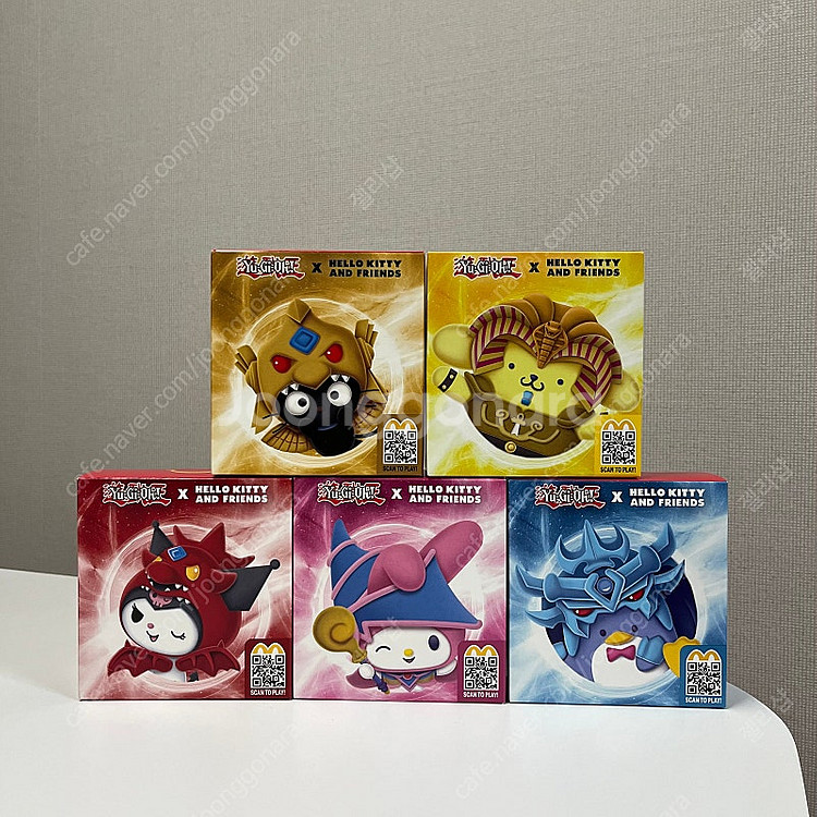 새상품 : 맥도날드 해피밀 유희왕 X 산리오 장난감 피규어--0