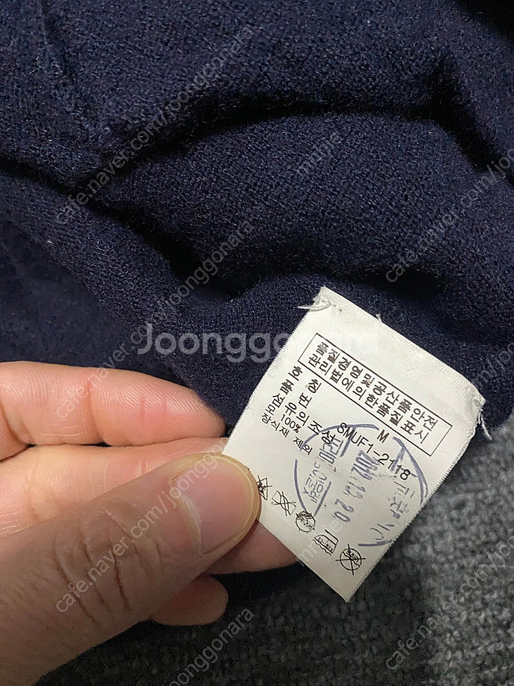 [급처] 상태 좋은 폴로 엘보 패치 메리노울 가디건 R...--6
