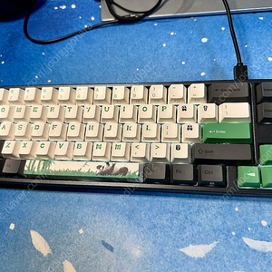 바밀로 판다 (팬더) 텐키 팝니다 (VARMILO MIYA PRO PANDA R2 PBT 염료승화 영문)