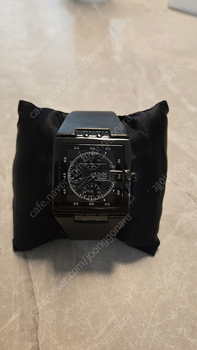 ALBA AF3B53X1 가죽밴드 시계--1